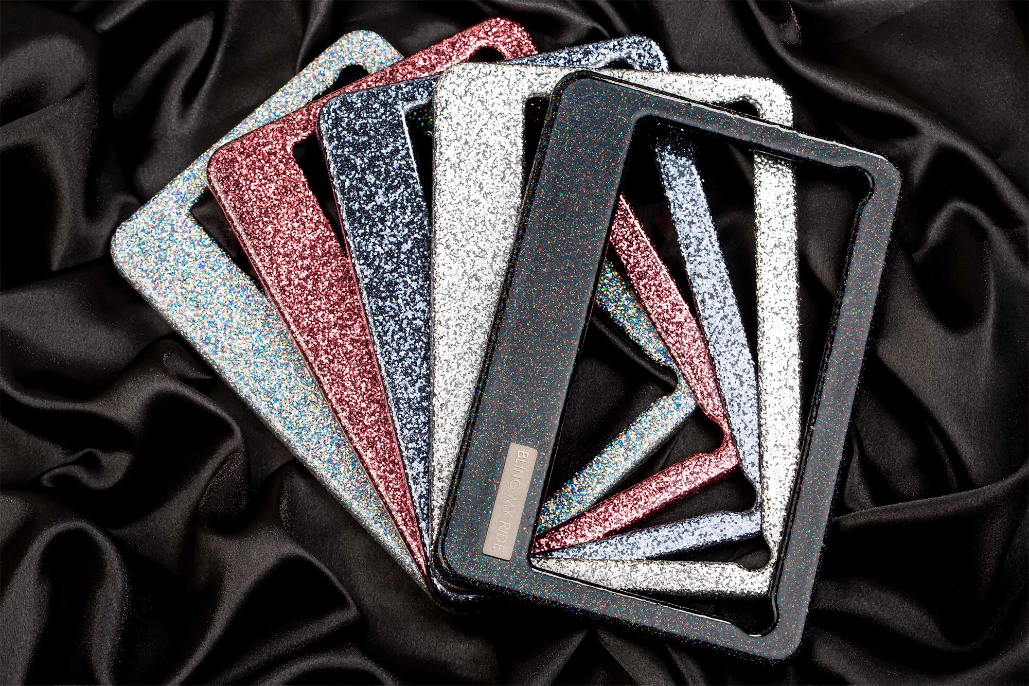 Glitter Motorbike Number Plate Frame Bling My Ride Australia