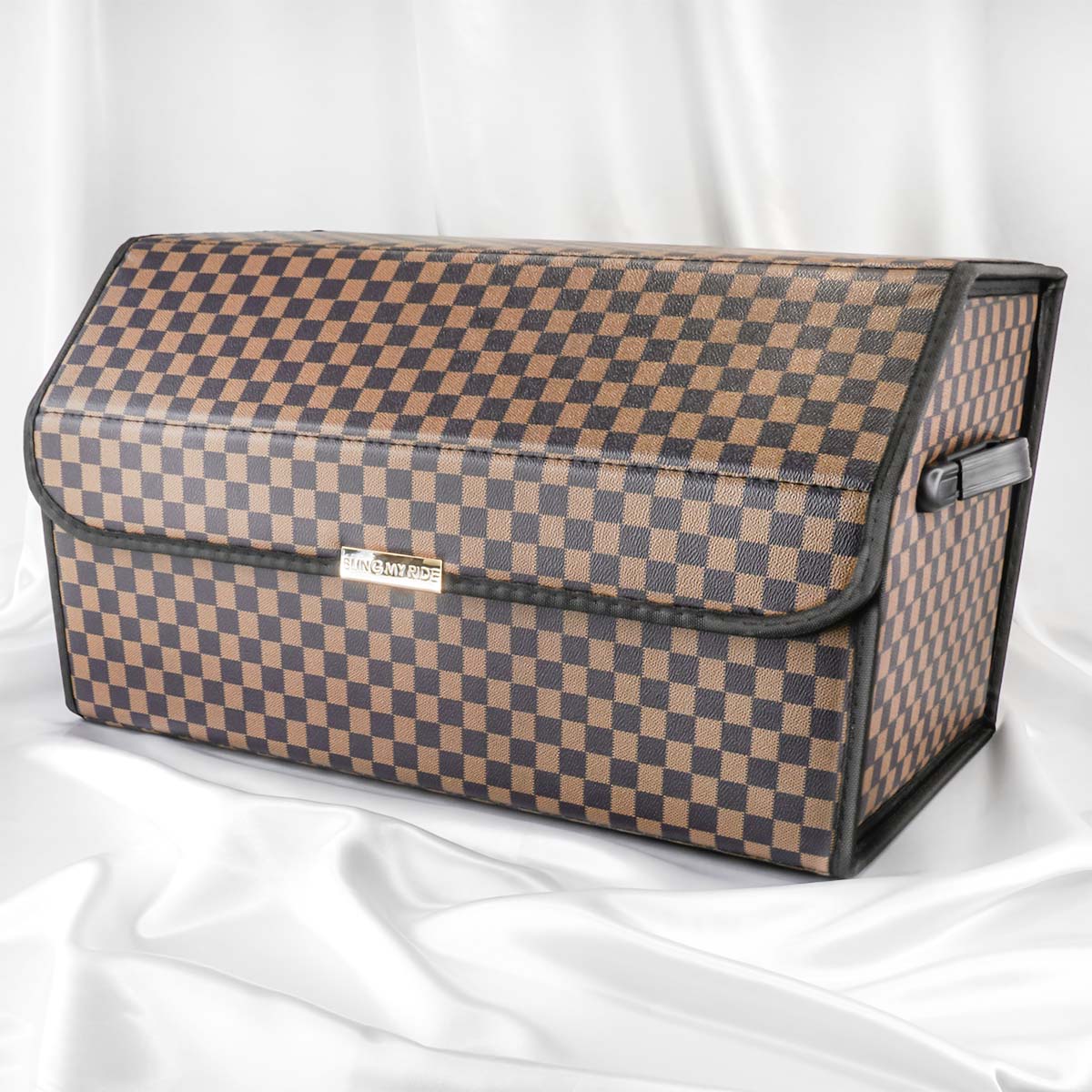 Gingham Brown