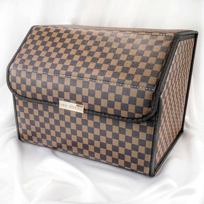 Gingham Brown