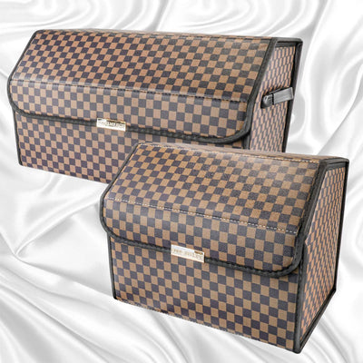 Gingham Brown