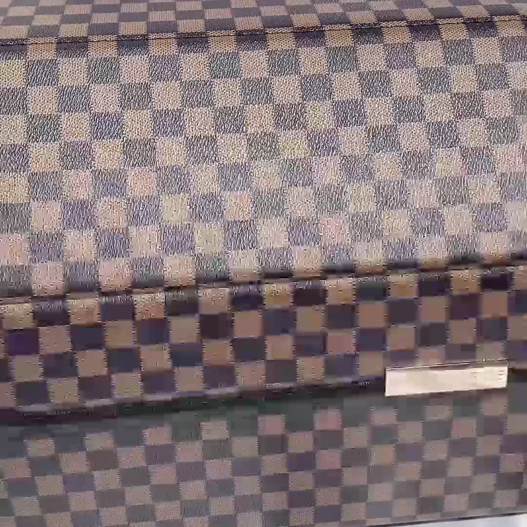 Gingham Brown
