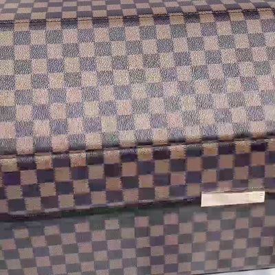 Gingham Brown