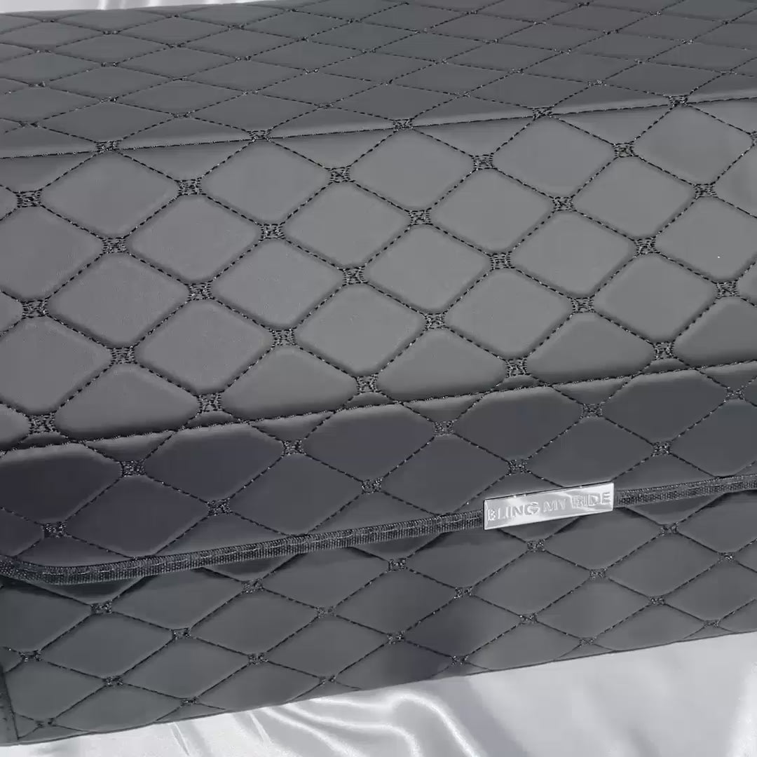 Diamond Quilted Black
