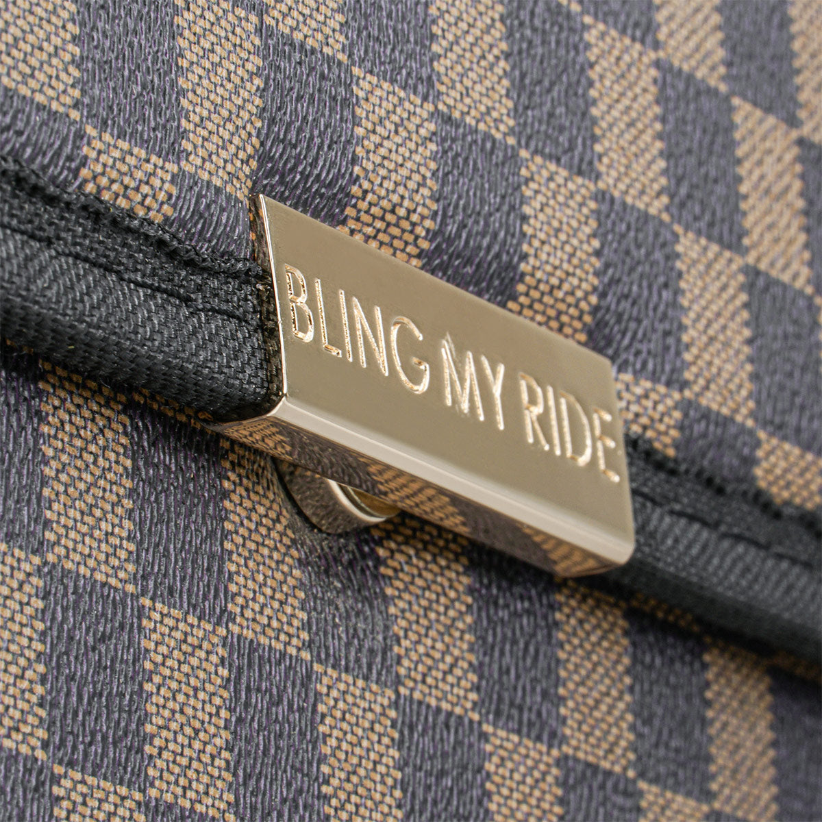 Gingham Brown